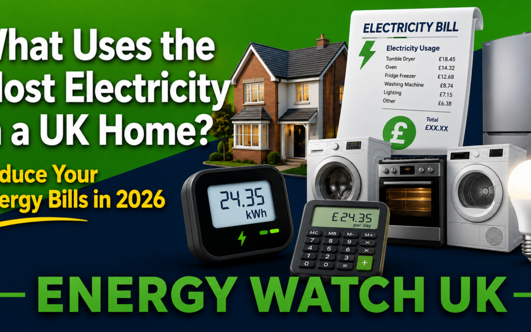 What Uses the Most Electricity in UK Homes today?