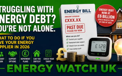 Energy Debt Hits £6bn: What to Do If You Can’t Pay Your Energy Bill