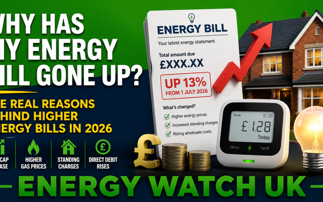 Why Has My Energy Bill Gone Up in this month?