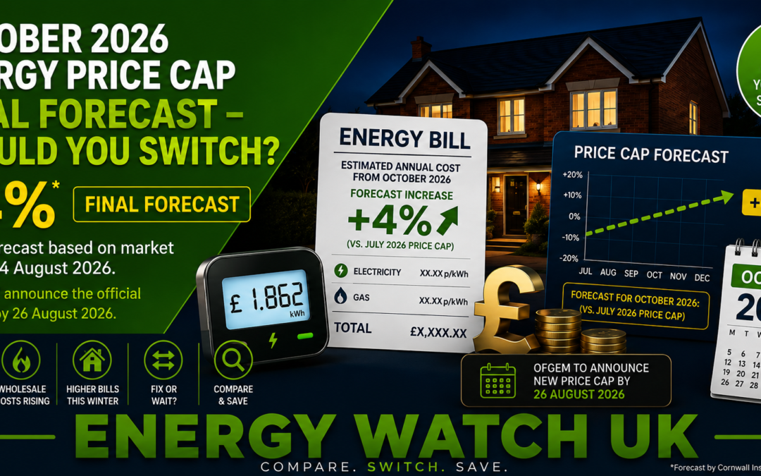 October Energy Price Cap 2026: Full and Final Forecast