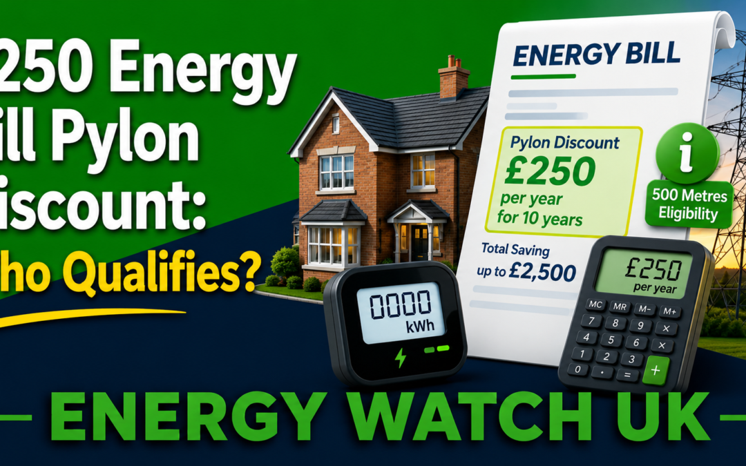 Who Qualifies?£250 Energy Bill Pylon Discount: